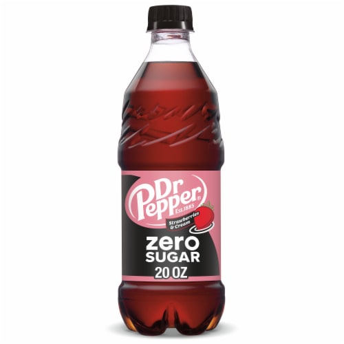 Dr Pepper Strawberries & Cream Zero Sugar Soda K1