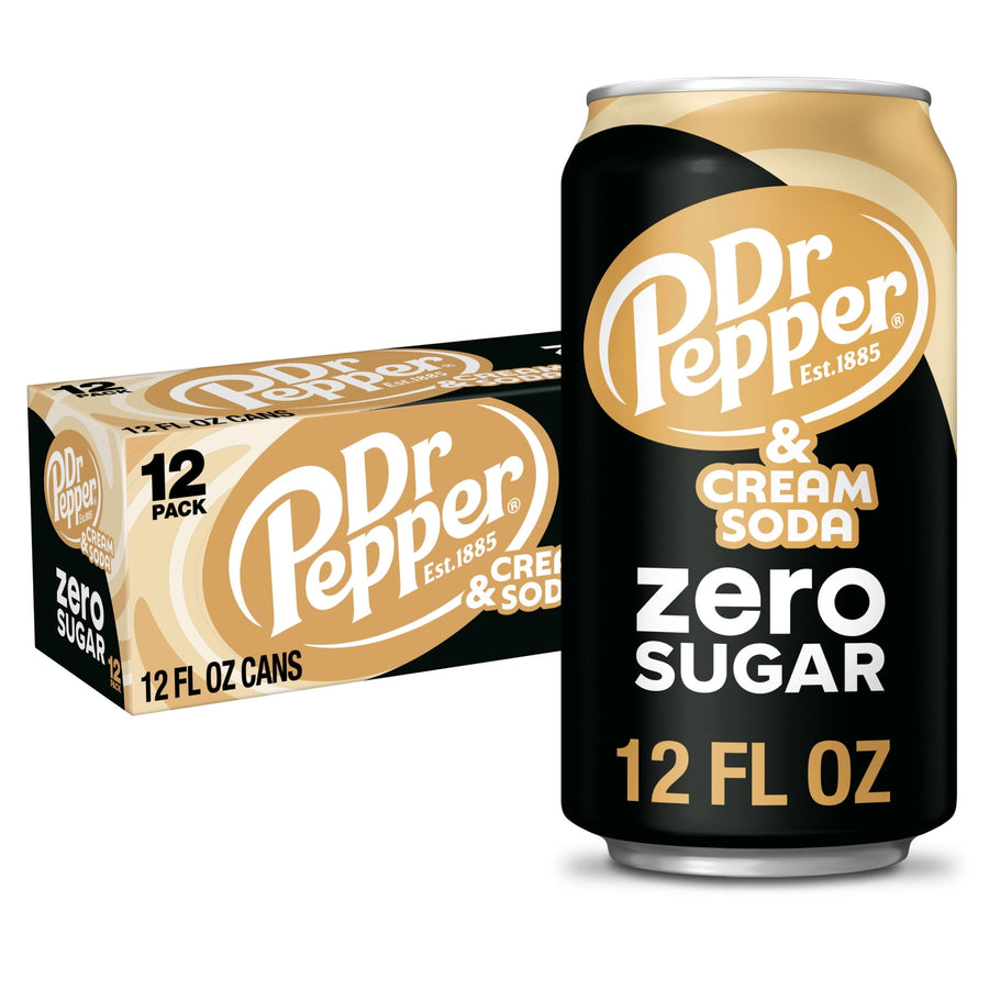 Dr Pepper & Cream Soda Zero Sugar A8