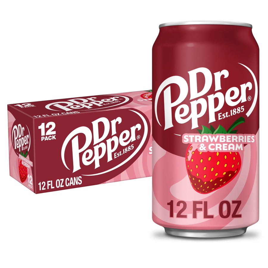Dr Pepper Strawberries & Cream Soda U5